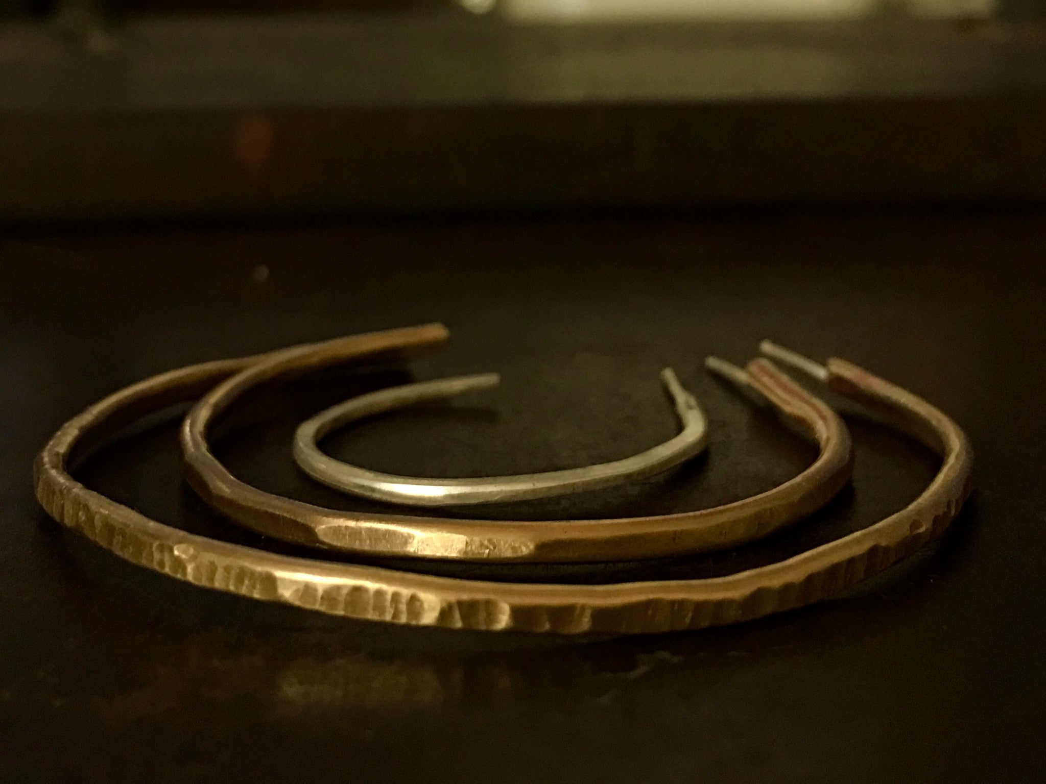 workshop / intro to working with metals + making HOOP or RIBBON EARRINGS