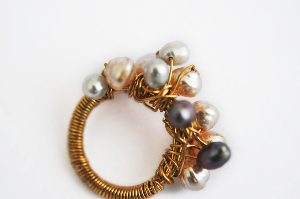 workshop / making wire + gemstone rings