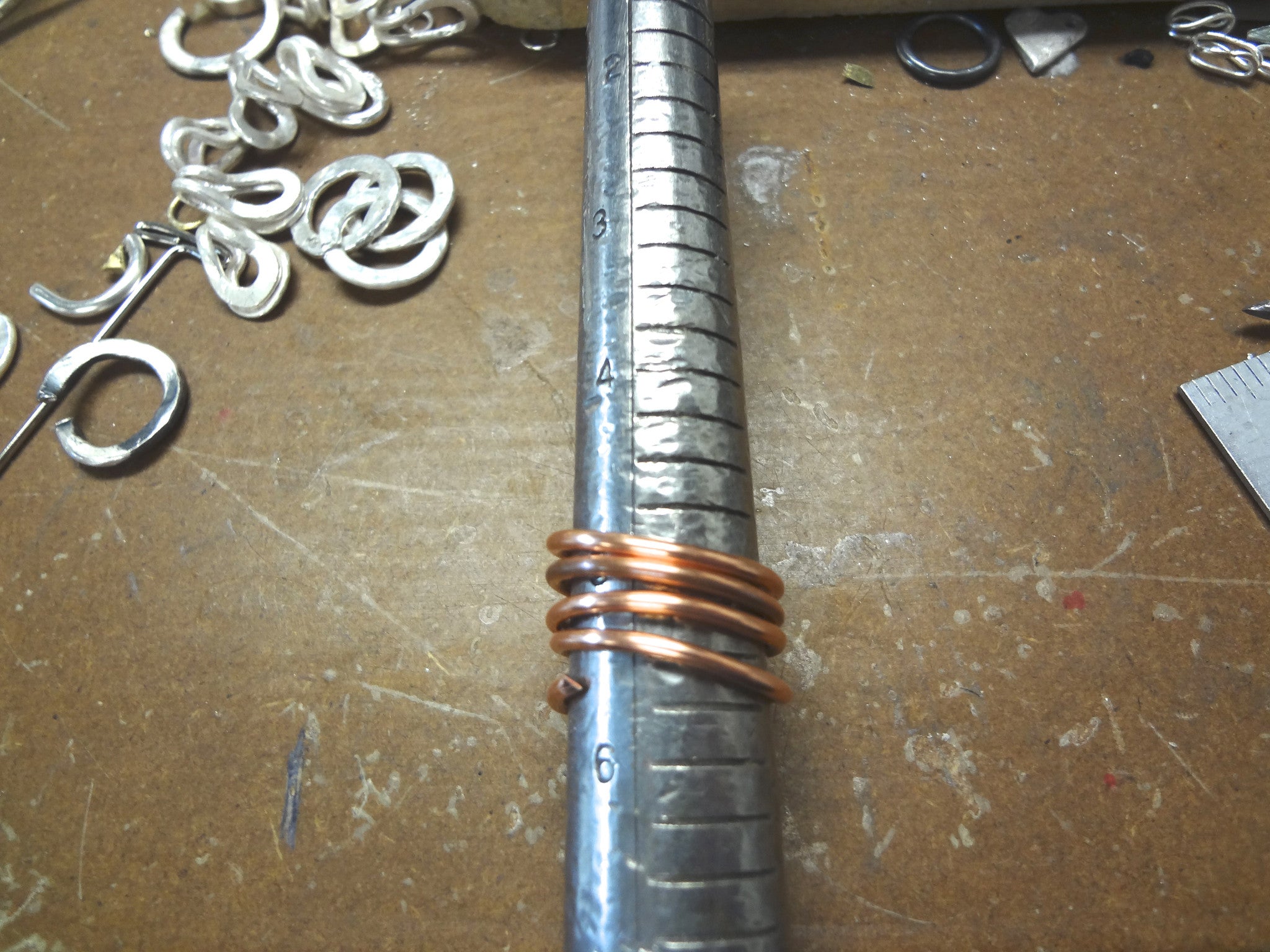 workshop / intro to working with metals + making stack rings